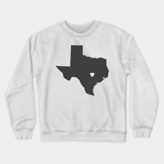 Texas Love Crewneck Sweatshirt by juniperandspruce